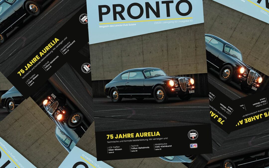 PRONTO 1/25: 75 Jahre Aurelia, Das Triflux-Geheimnis, Kleinkunst von CMC