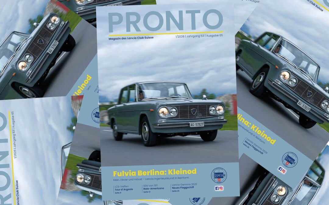 PRONTO 1/26: Fulvia Berlina, Tour d’Argovie, New Gamma
